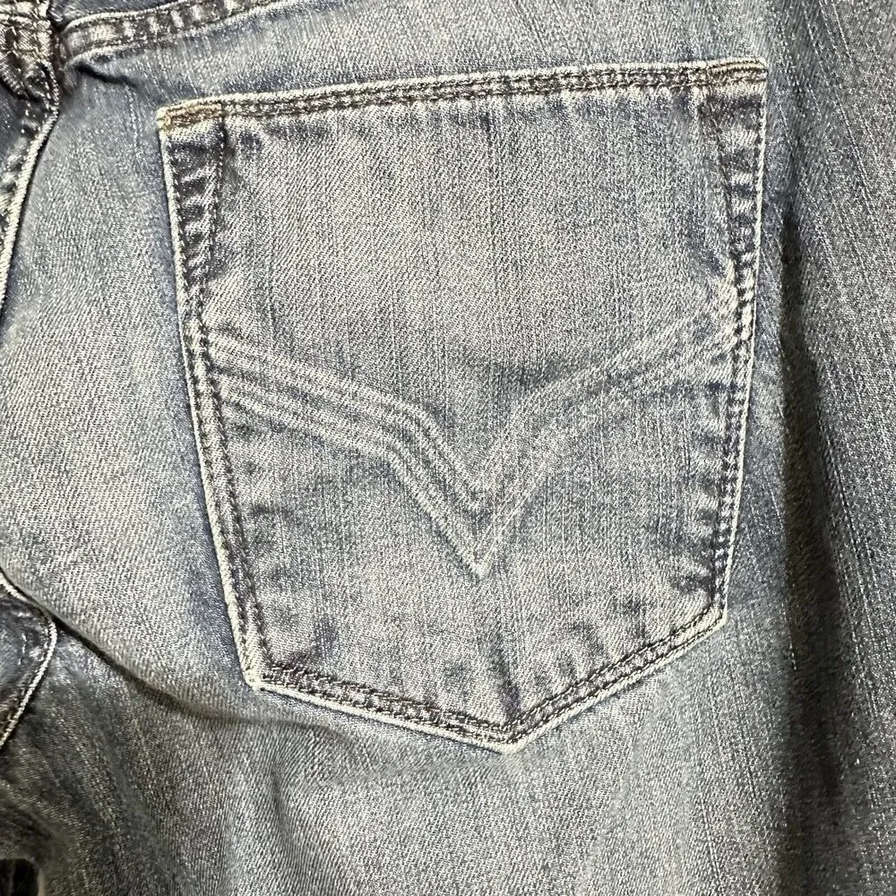 DKNY Men’s Jeans Denim Jeans 32x32 Straight Relaxed Distressed Y2K - Picture 7 of 11